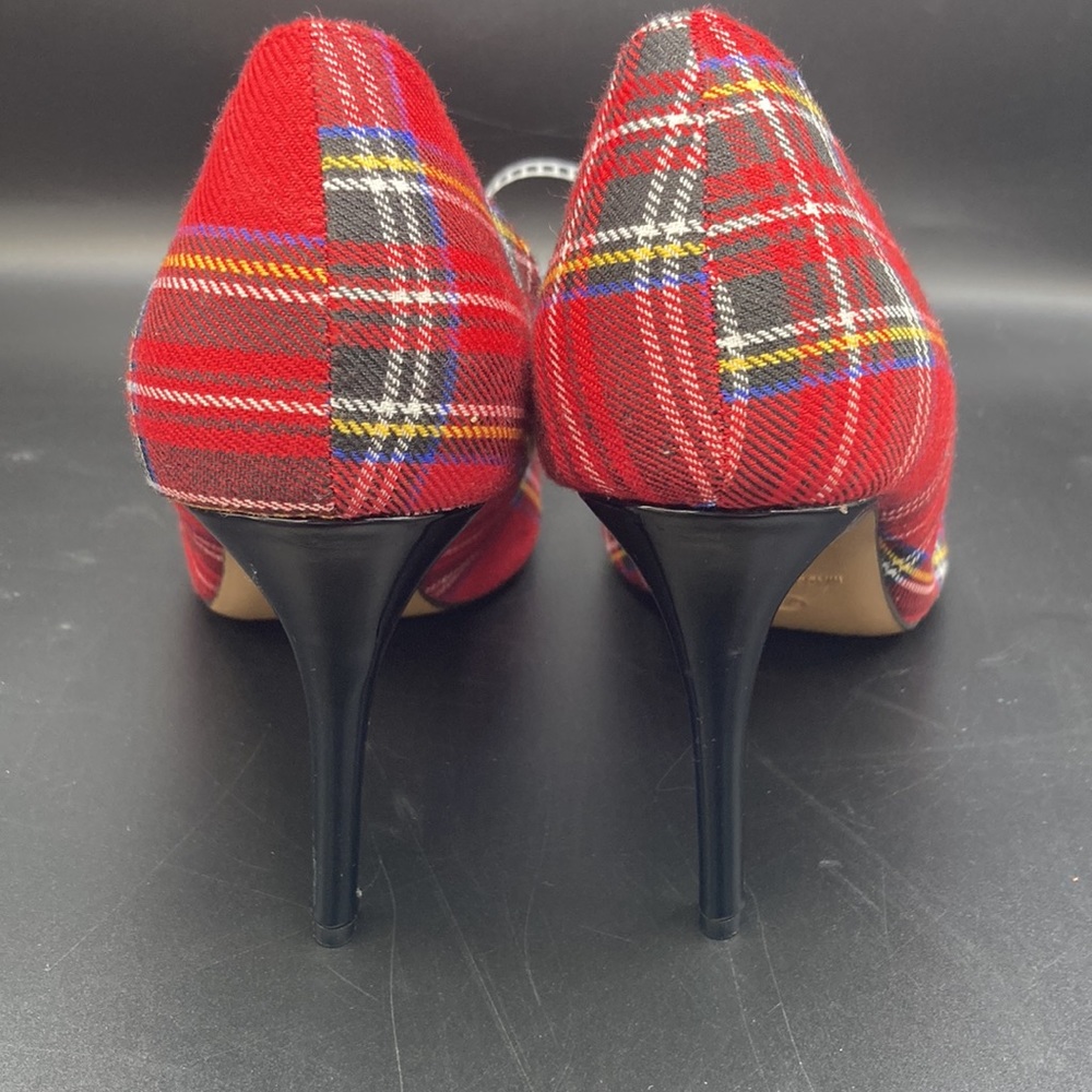 Betsey Johnson Plaid Bow pump - Picture 4 of 5